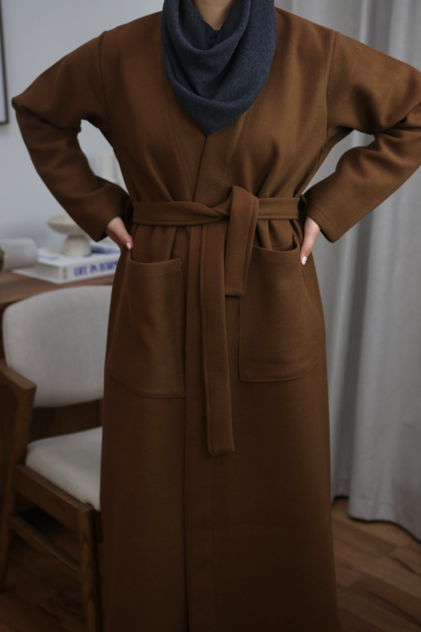 FES ABAYA COAT - CAMEL