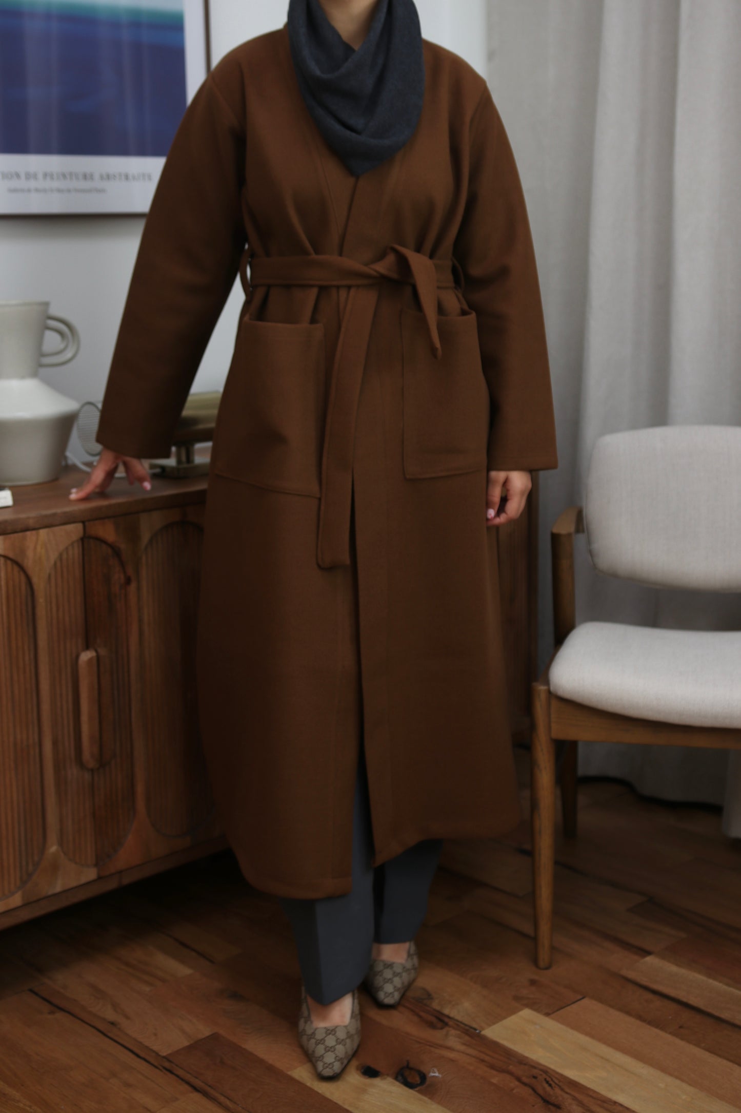FES ABAYA COAT - CAMEL