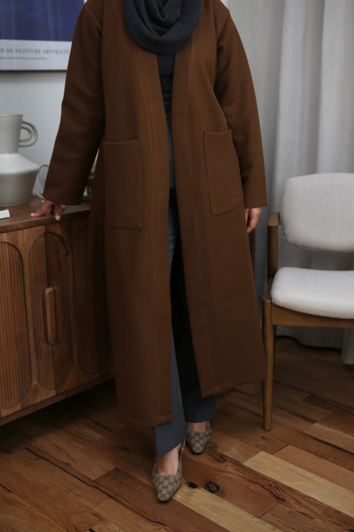 FES ABAYA COAT - CAMEL