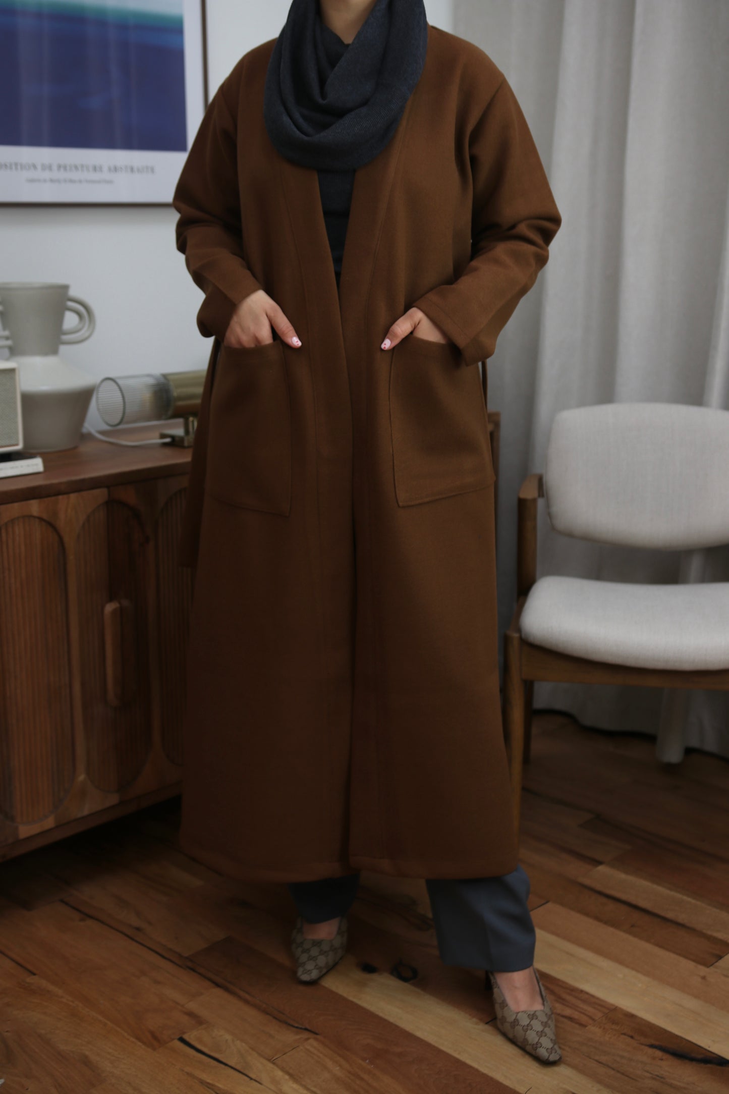 FES ABAYA COAT - CAMEL